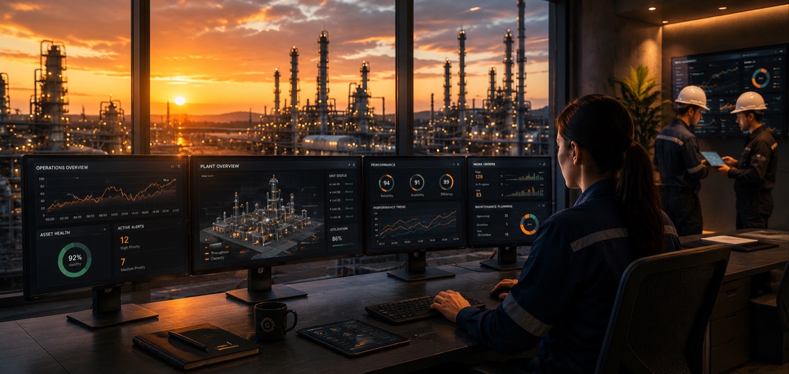 Industrial AI at an oil & gas refinery